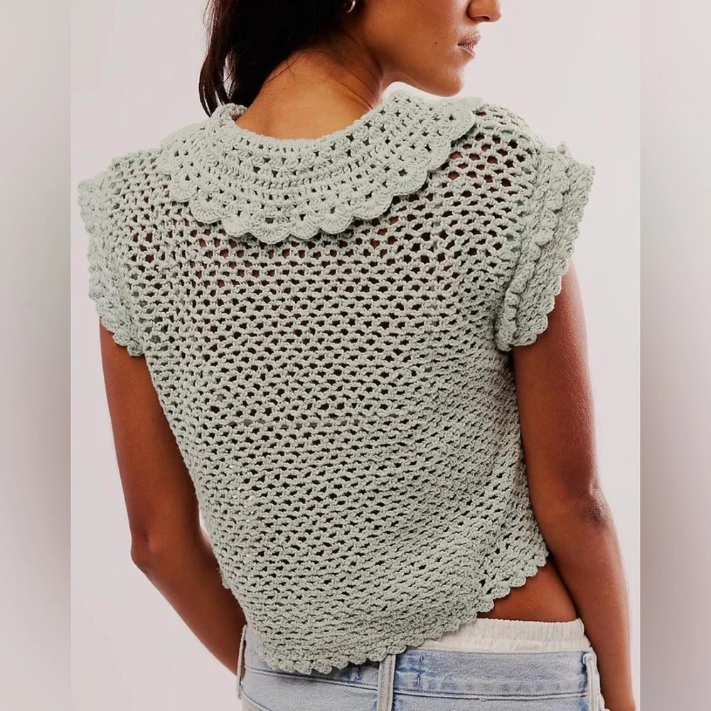 Free people lily crochet top - Picture 3 of 5